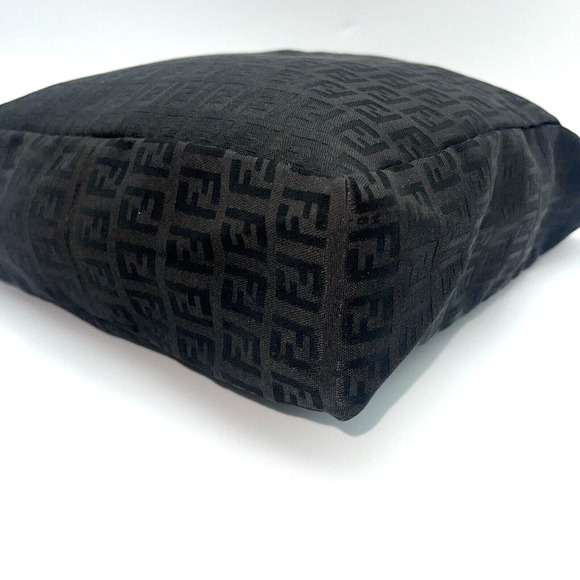 Fendi Hand Bag Black Nylon with Leather Straps - Picture 10 of 16